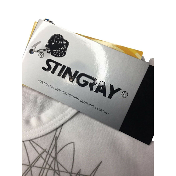NWT Stingray Graphic Girls Sz 16 Short Sleeves Chlorine Resistant T-Shirt - Picture 11 of 11